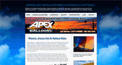 Desktop Screenshot of phoenixballoonrides.com